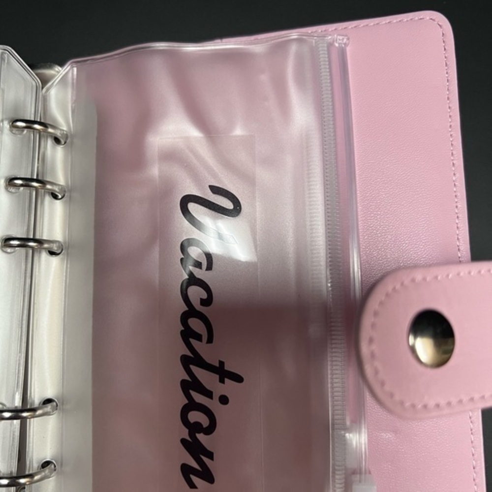 Budgeting Binder in pink, new without box or tags. - Picture 7 of 8